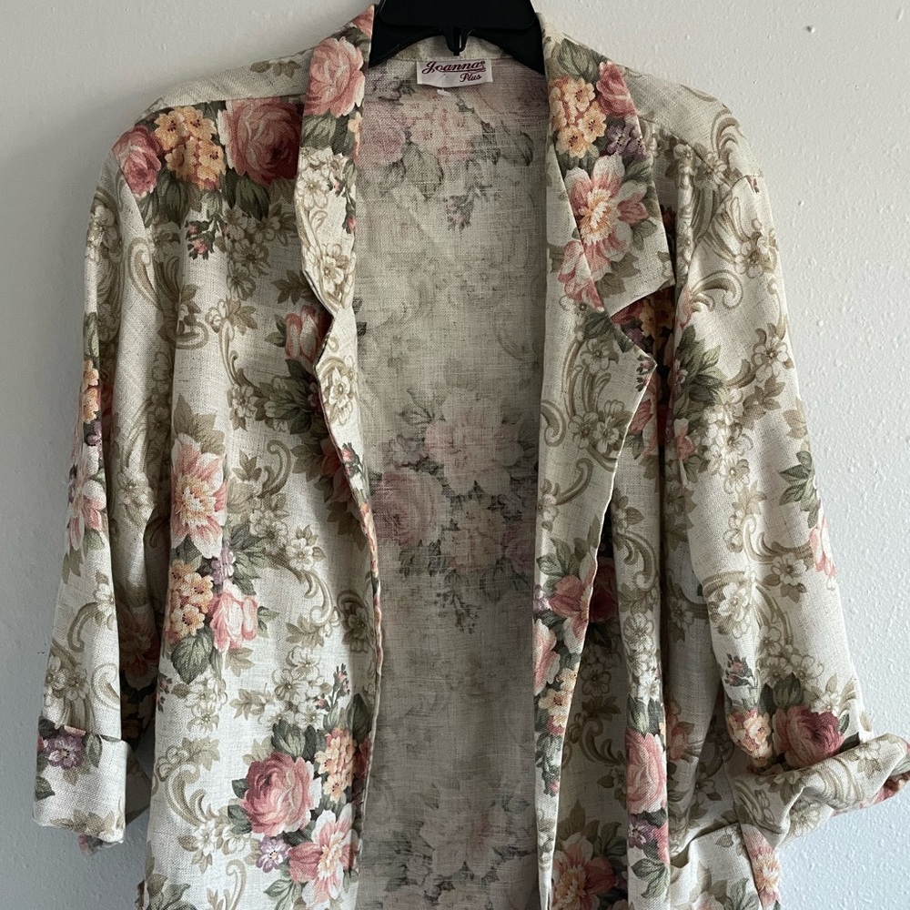 Floral Vintage Grandma Jacket